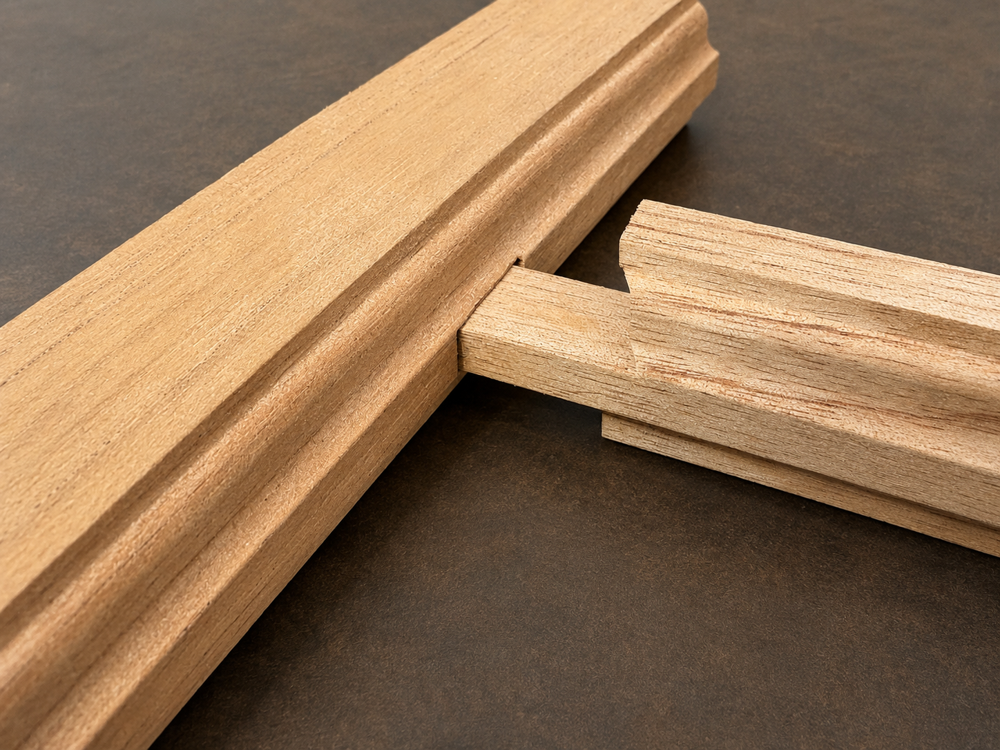 Machined timber joinery profile detail 2